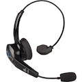 Zebra Wired Over-the-head, Behind-the-neck Mono Headset - Black