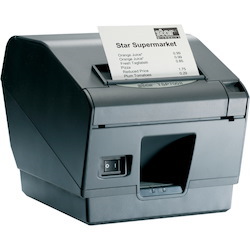 Star Micronics TSP743IIU-24GRY Direct Thermal Printer - Monochrome - Wall Mount - Label/Receipt Print - USB - With Cutter - Grey