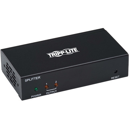 Tripp Lite by Eaton 2-Port HDMI over Cat6 Splitter/Extender, 4K 60 Hz, HDR, PoC, Multi-Resolution Support, 125 ft., TAA