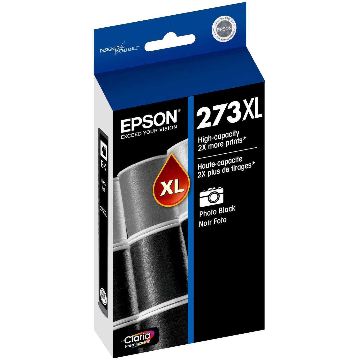 Epson Claria 273XL Original High Yield Inkjet Ink Cartridge - Photo Black - 1 Pack