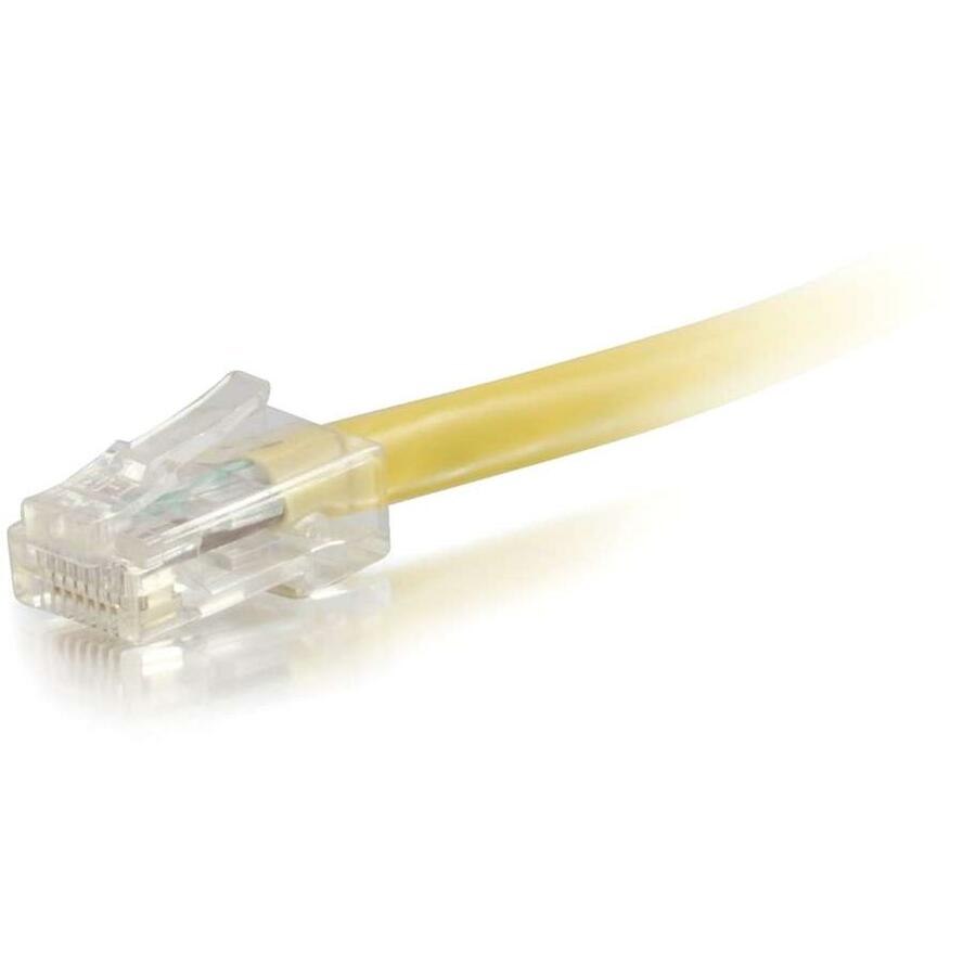C2G 30 ft Cat6 Non Booted UTP Unshielded Network Patch Cable - Yellow