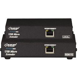 Black Box Micro KVM Extender - VGA, USB, Single-Access, CATx