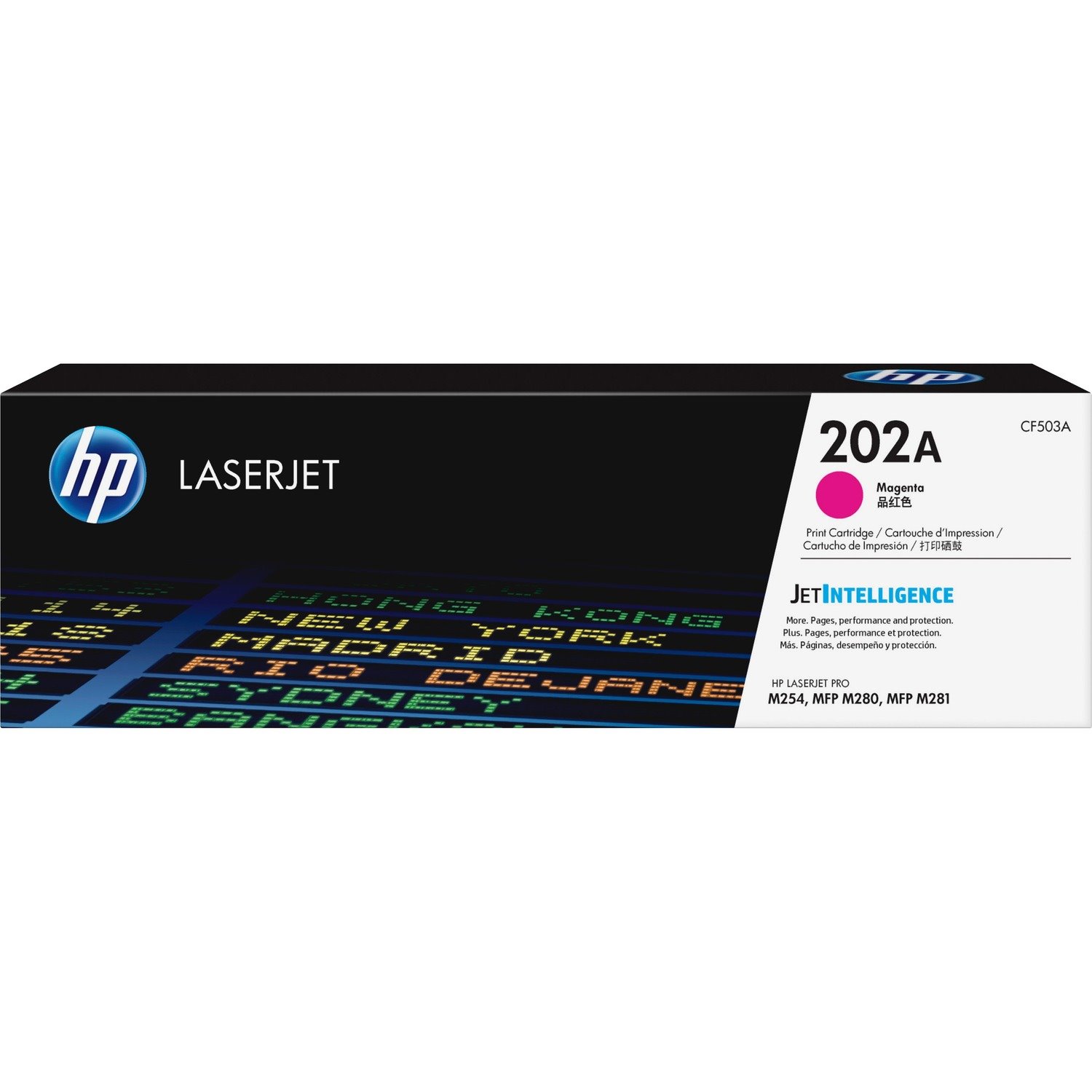 HP 202A Original Standard Yield Laser Toner Cartridge - Magenta - 1 Pack