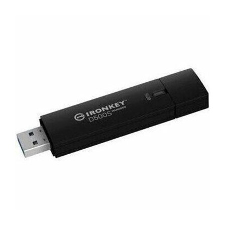 IronKey D500SM 8 GB USB 3.2 (Gen 1) Type A Rugged Flash Drive - XTS-AES, 256-bit AES - TAA Compliant
