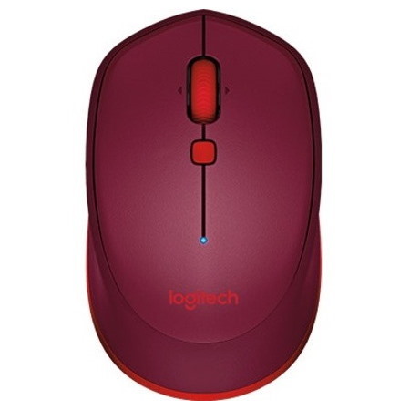 Logitech M337 Mouse - Bluetooth - Laser - Red