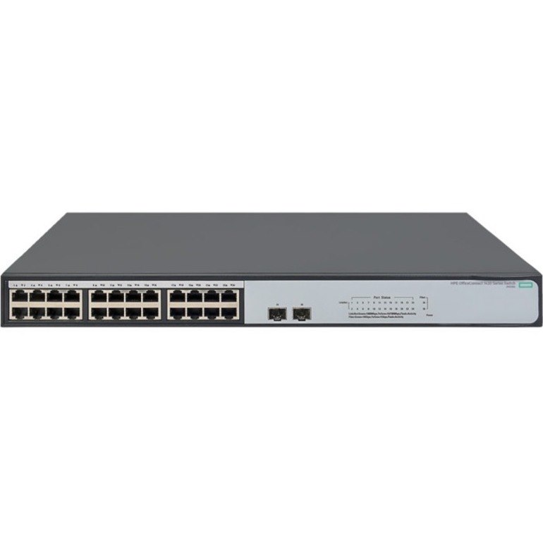 HPE 1420 24 Ports Ethernet Switch - Gigabit Ethernet, 10 Gigabit Ethernet - 10/100/1000Base-T, 10GBase-X