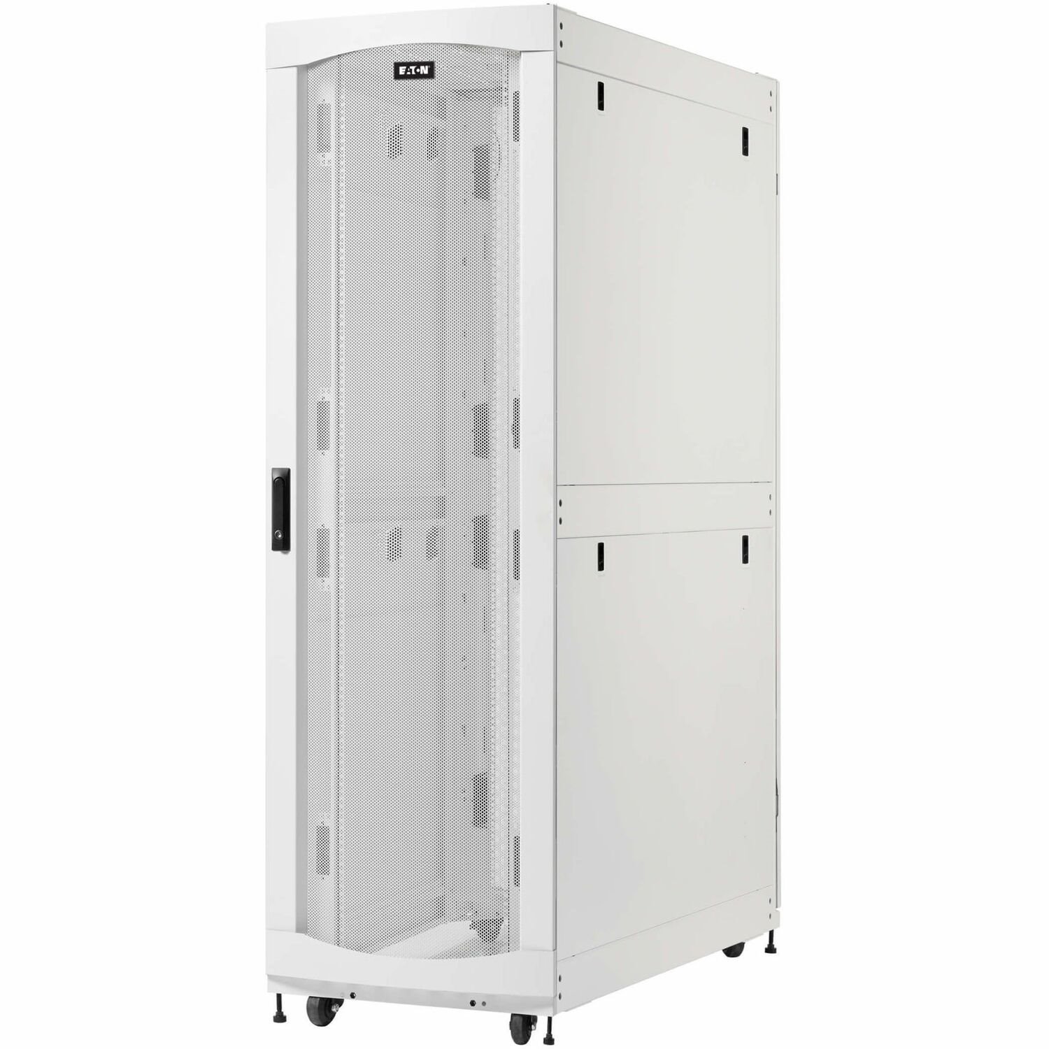 Eaton SmartRack 42U Extra-Deep Standard-Width Heavy-Duty Rack Enclosure Cabinet for AI Servers, White