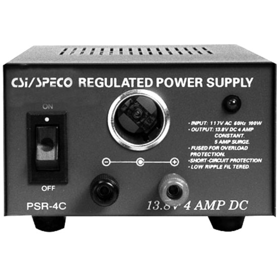 Speco PSR4C DC Power Supply