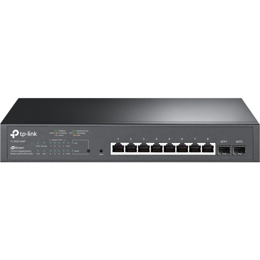 TP-Link JetStream TL-SG2210MP 10 Ports Manageable Ethernet Switch