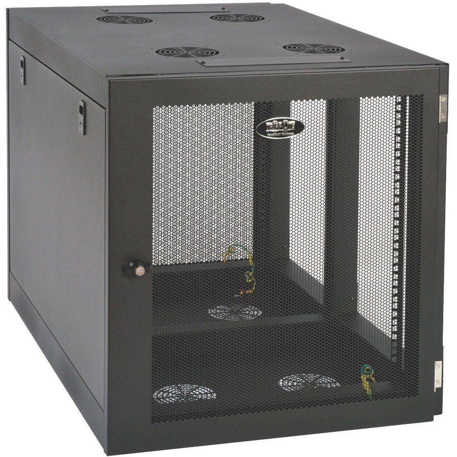 Tripp Lite by Eaton SmartRack 12U Heavy-Duty Low-Profile Server-Depth Side-Mount Wall-Mount Small Rack Enclosure