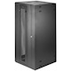 StarTech.com 4-Post 26U Wall Mount Network Cabinet, 19" Hinged Wall-Mounted Server Rack for Data / IT Equipment, Lockable Rack Enclosure