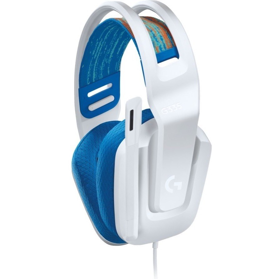 Logitech G335 Wired On-ear Stereo Gaming Headset - White