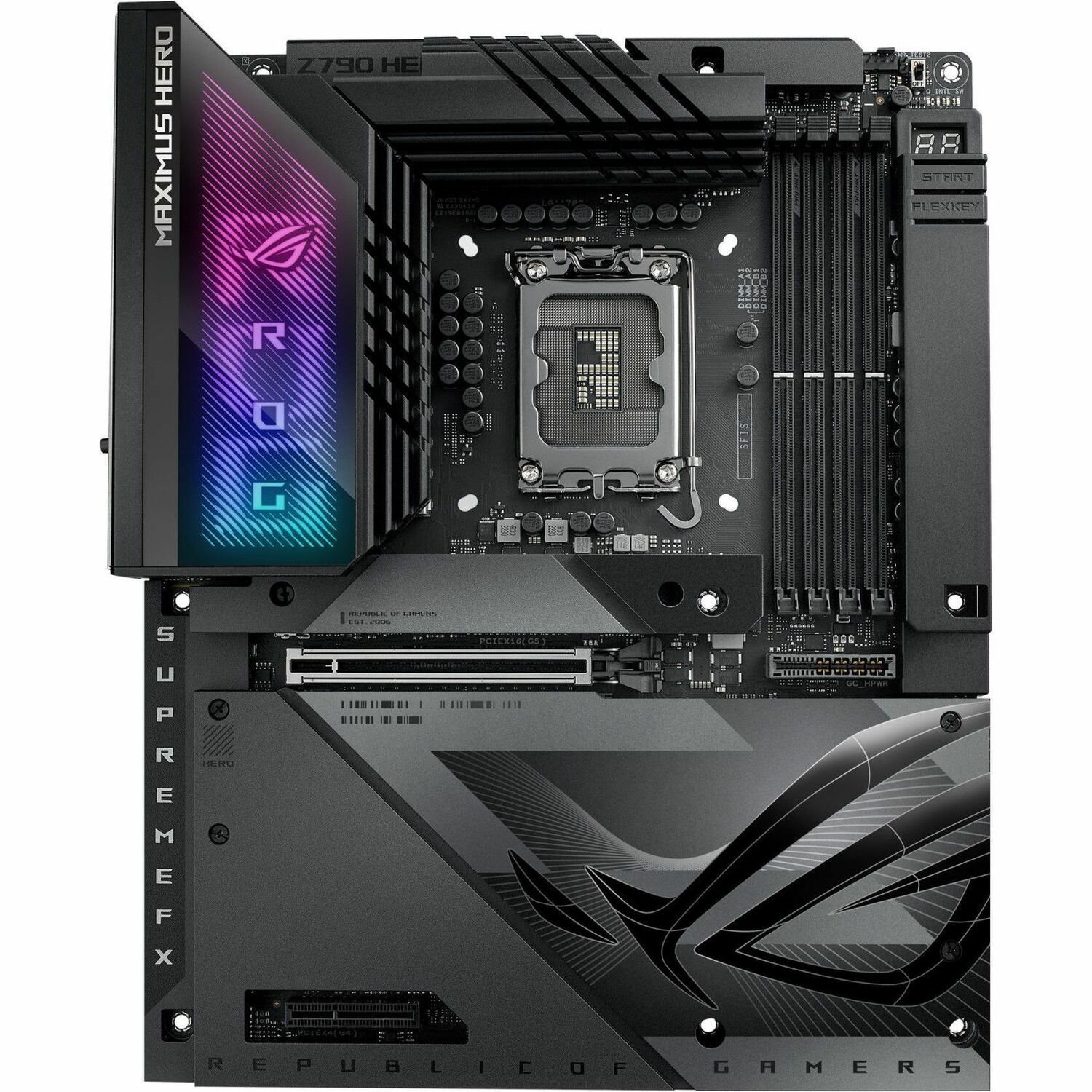 Asus ROG Maximus Z790 Hero BTF Gaming Desktop Motherboard - Intel Z790 Chipset - Socket LGA-1700 - ATX