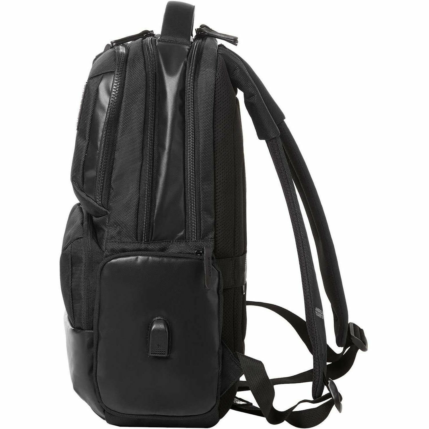 Samsonite Zork Carrying Case (Backpack) for 39.6 cm (15.6") Notebook, Travel - Black