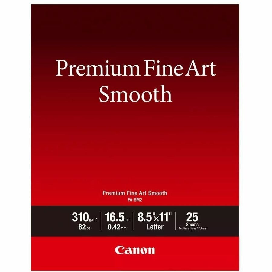 Canon Photo Paper Premium Fine Art Smooth 8.5x11 (25 Sheets)