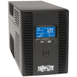 Tripp Lite by Eaton SmartPro 1500VA 900W 120V Line-Interactive Sine Wave UPS - 8 Outlets, LCD, USB, Tower - Battery Backup