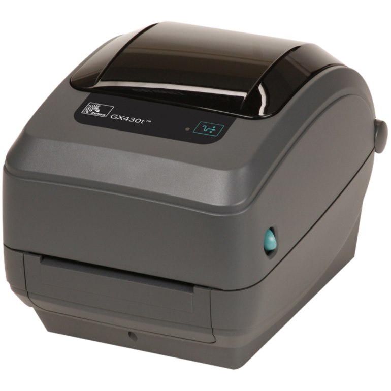 Zebra GX430t Desktop Thermal Transfer Printer - Monochrome - Label Print - Fast Ethernet - USB - Serial