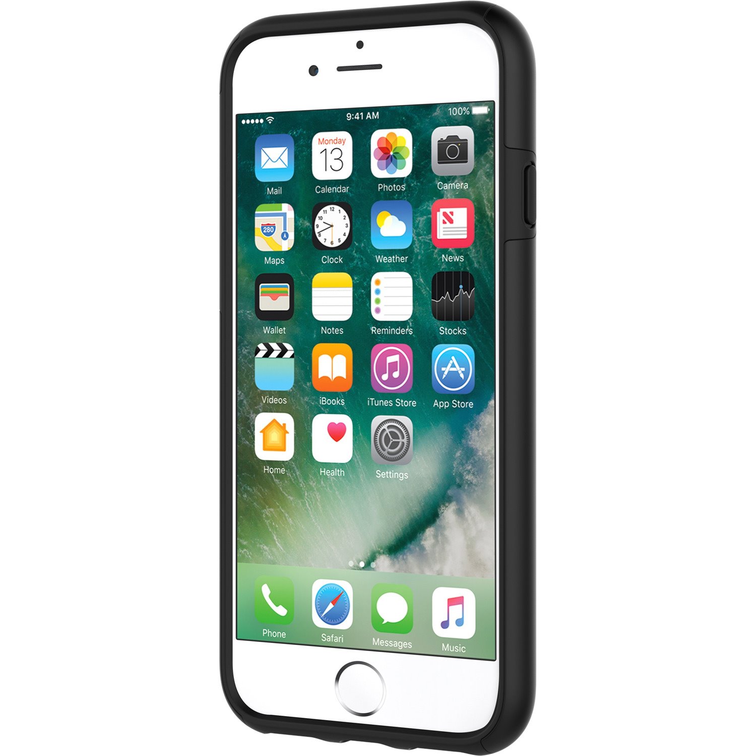 Incipio DualPro Case for Apple iPhone 6, iPhone 6s, iPhone 7 Smartphone - Black