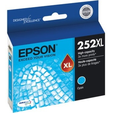 Epson DURABrite Ultra 252XL Original High Yield Inkjet Ink Cartridge - Cyan - 1 / Pack