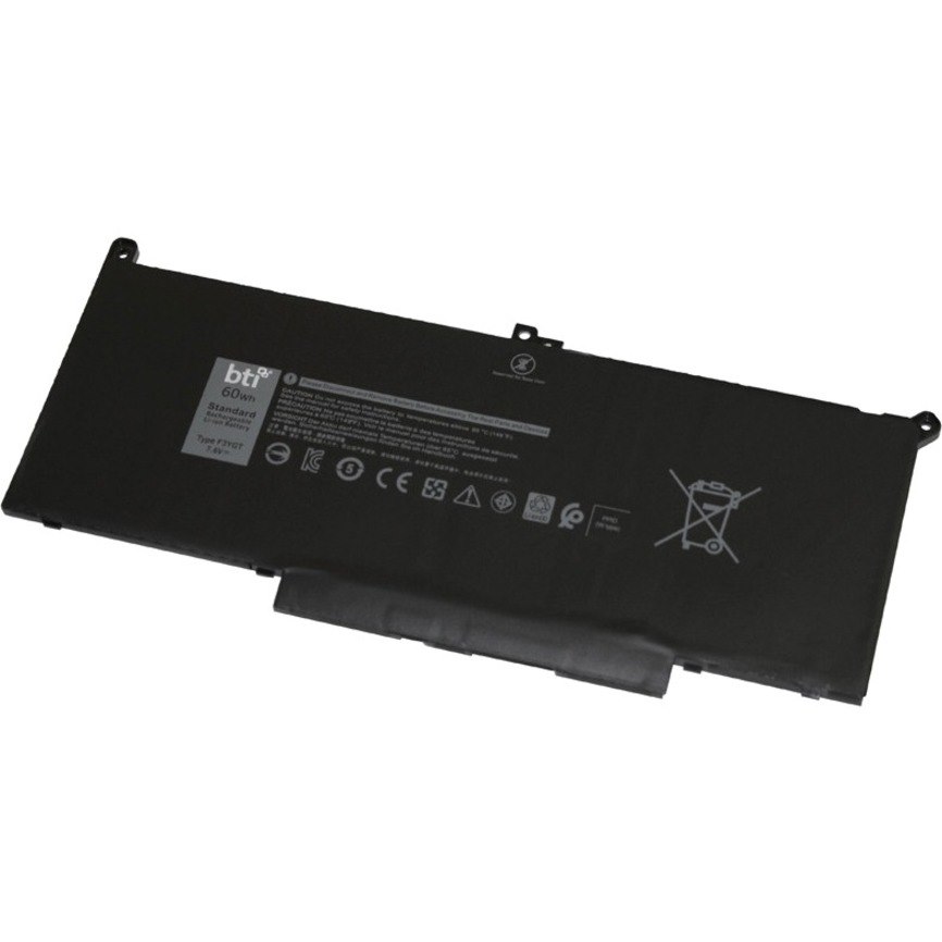 BTI 451-BBYE-BTI 7.6V 60WHR LI-ION BATTERY 0F3YGT, 2X39G, 451-BBYE, DM3WC, F3YGT