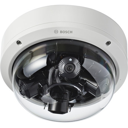 Bosch FlexiDome NDM-7703-A 20 Megapixel Indoor/Outdoor Network Camera - Color, Monochrome - 1 Pack - Dome - White - TAA Compliant