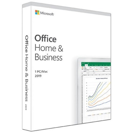 Microsoft Office 2019 Home & Business - Box Pack - 1 PC/Mac