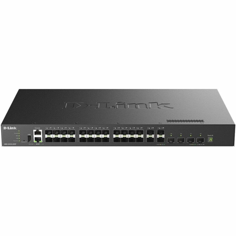 D-Link DXS-3400 DXS-3410-32SY Manageable Layer 3 Switch - 10 Gigabit Ethernet, 25 Gigabit Ethernet - 10GBase-X, 25GBase-X
