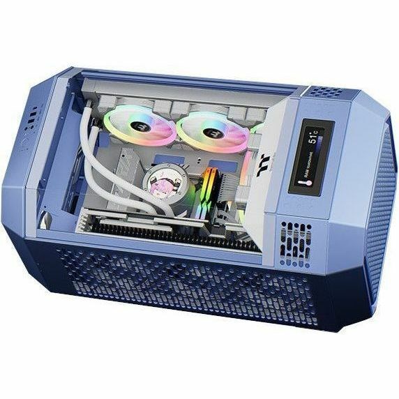 Thermaltake The Tower 250 Hydrangea Blue Mini Tower Chassis