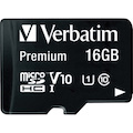 Verbatim 16 GB Class 10/UHS-I (U1) microSDHC - 1 Pack - TAA Compliant