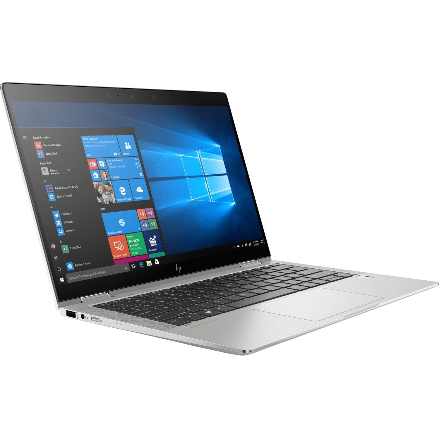 HP EliteBook x360 1030 G4 13.3" Touchscreen Convertible 2 in 1 Notebook - Intel Core i5 8th Gen i5-8265U - 16 GB - 512 GB SSD - English, French Keyboard