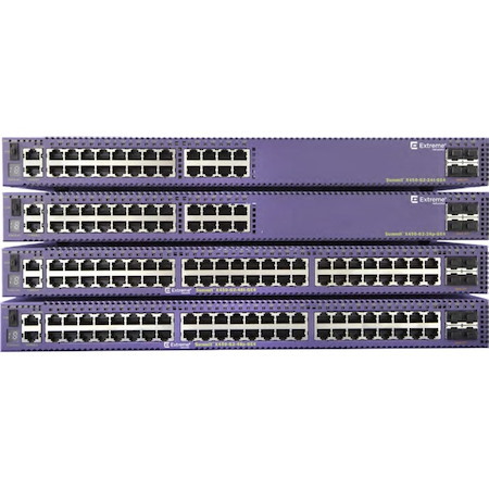 Extreme Networks Summit X450-G2 X450-G2-48p-GE4 48 Ports Manageable Ethernet Switch - Gigabit Ethernet - 10/100/1000Base-TX, 1000Base-X