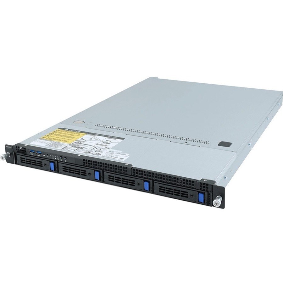 Gigabyte R182-Z91 Barebone System - 1U Rack-mountable - Socket SP3 - 2 x Processor Support