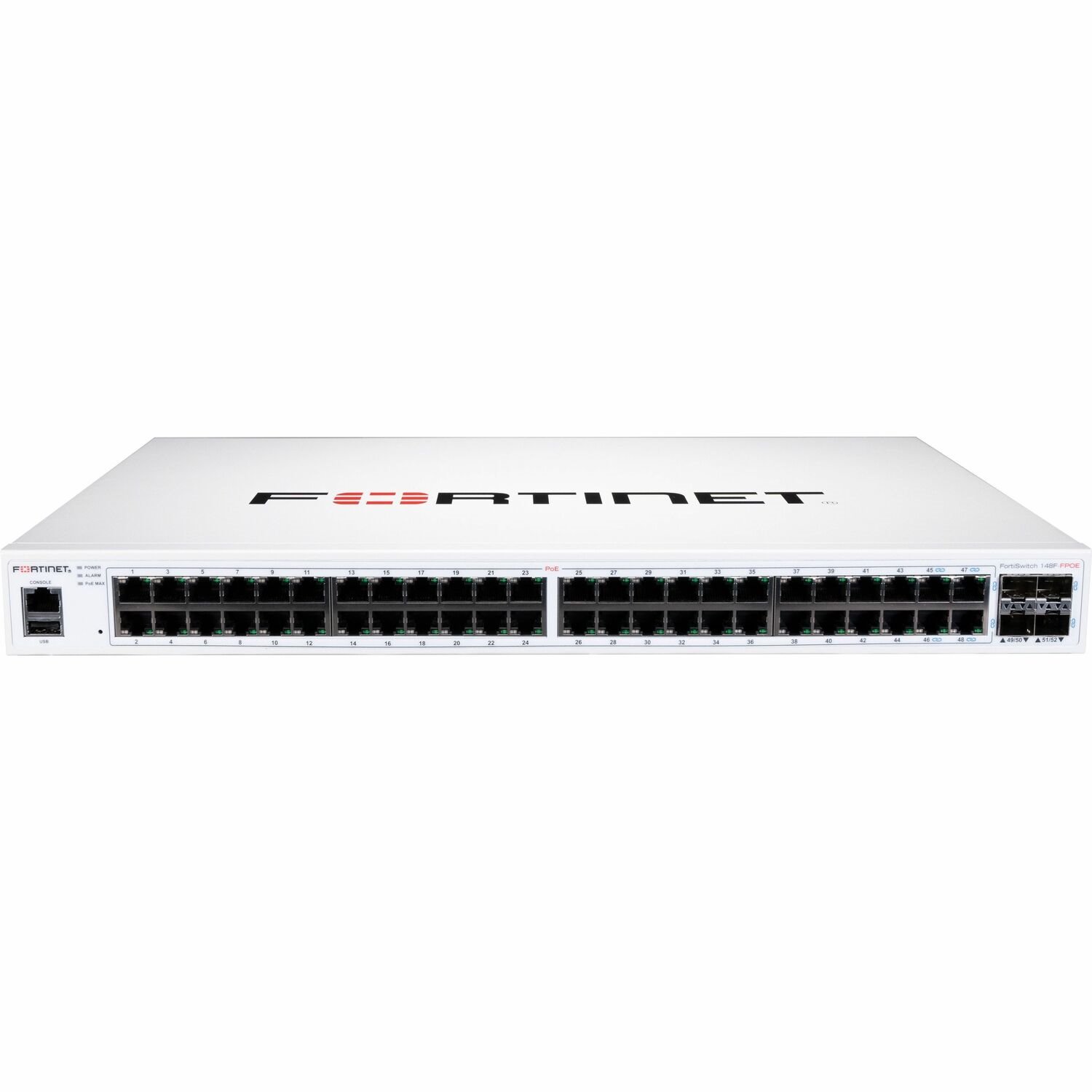 Fortinet FortiSwitch 200 FS-248E-FPoE 48 Ports Manageable Ethernet Switch - Gigabit Ethernet - 1000Base-X, 10/100/1000Base-T