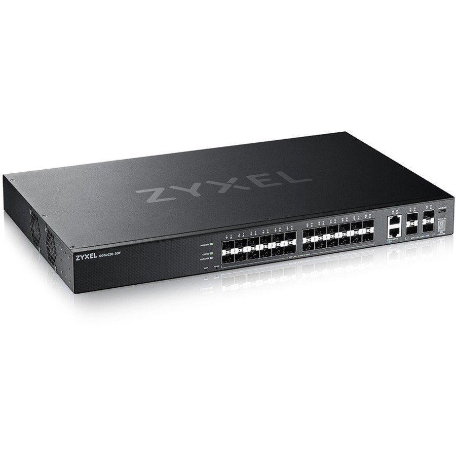 ZYXEL 24-port SFP L3 Access Switch with 6 10G Uplink