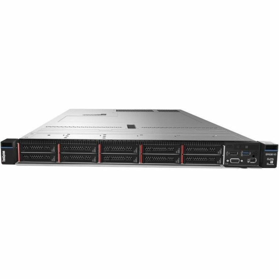 Lenovo ThinkSystem SR630 V3 7D73A05QNA 1U Rack Server - 1 x Intel Xeon Silver 4514Y 2 GHz - 32 GB RAM - 12Gb/s SAS Controller