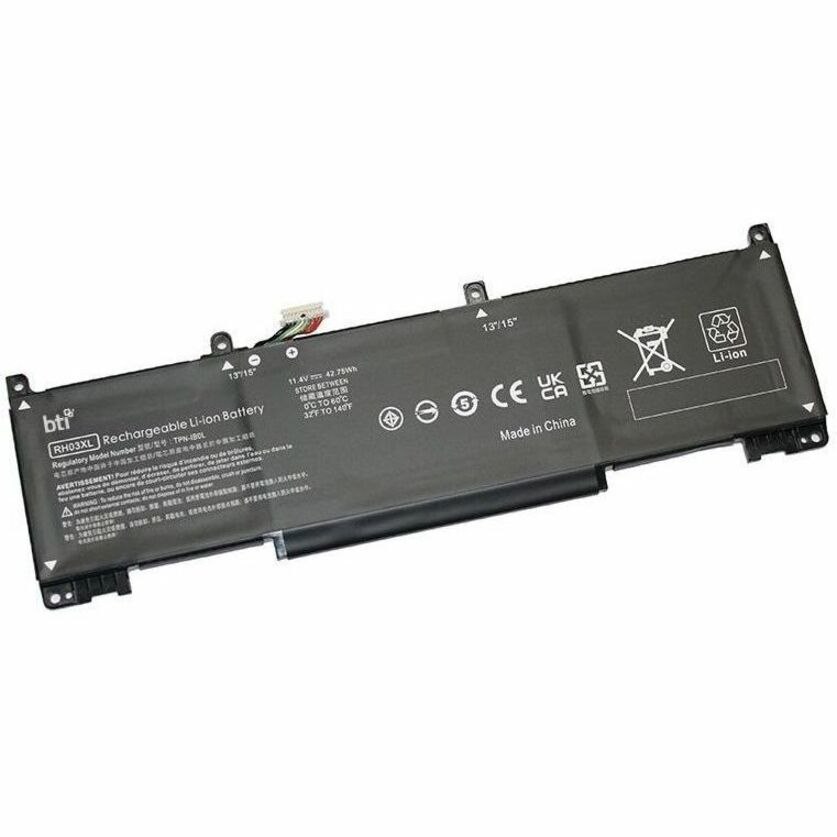 BTI M75599-005-BTI 3-CELL 11.4V LI-ION BATTERY M75599-005, RH03XL, RH03042XL-PL, TPN-IB0L, M75017-AC1, HSTNN-OB2X