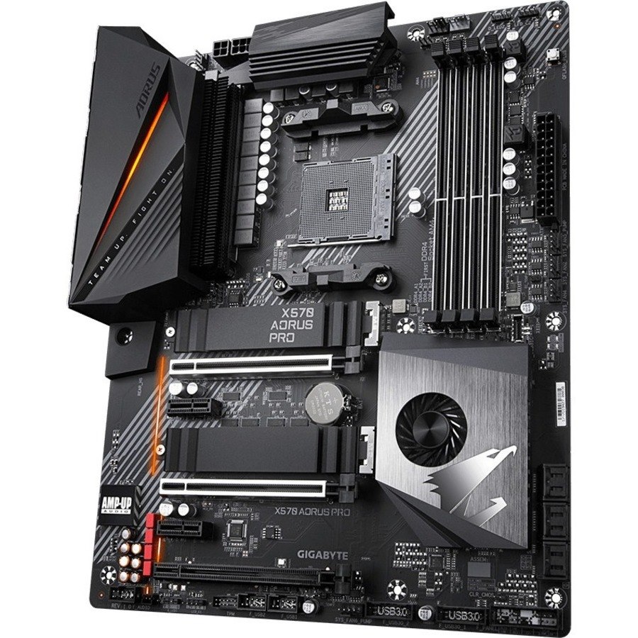 Aorus Ultra Durable X570 AORUS PRO WIFI Desktop Motherboard - AMD X570 Chipset - Socket AM4 - ATX