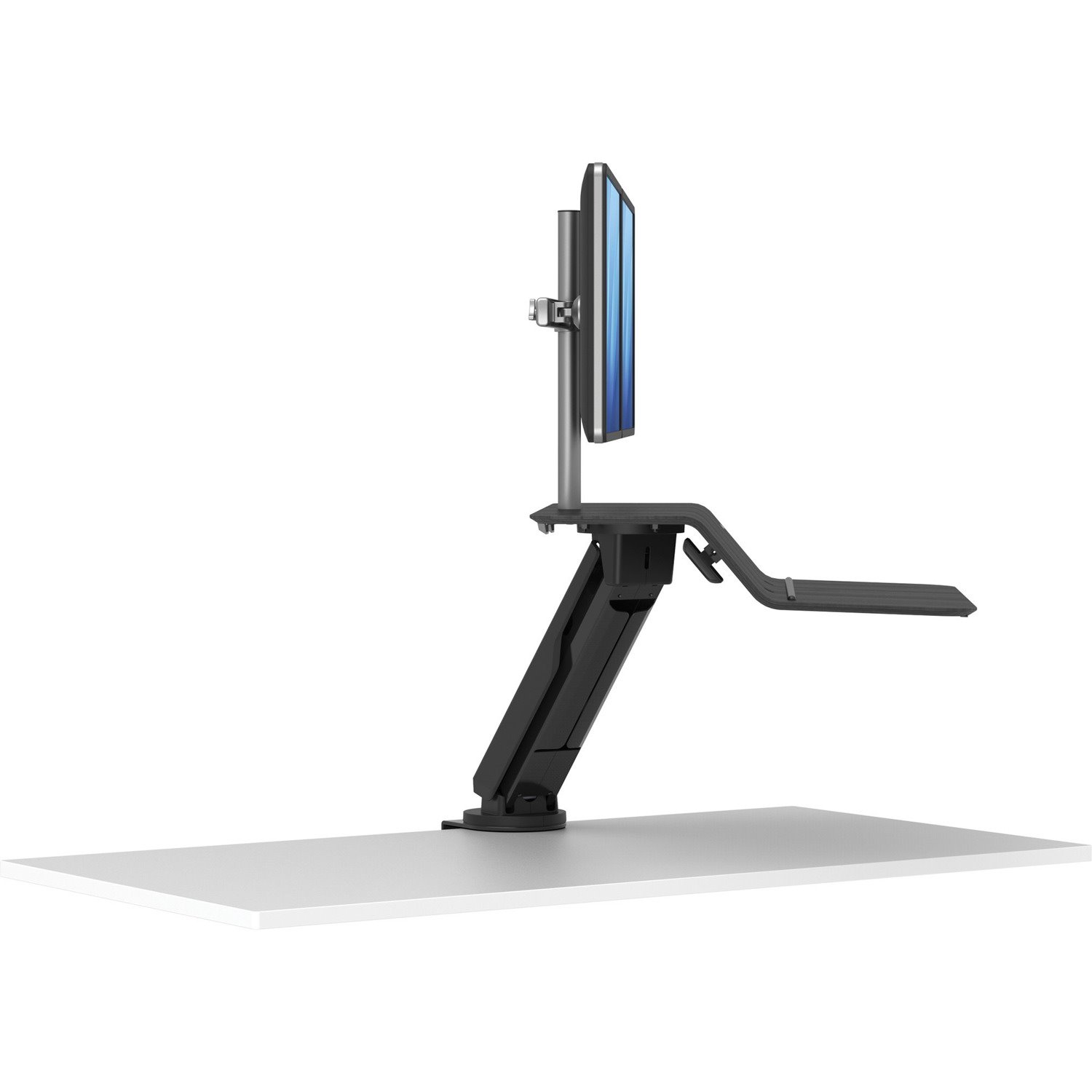 Fellowes Lotus Clamp Mount for Workstation - Black