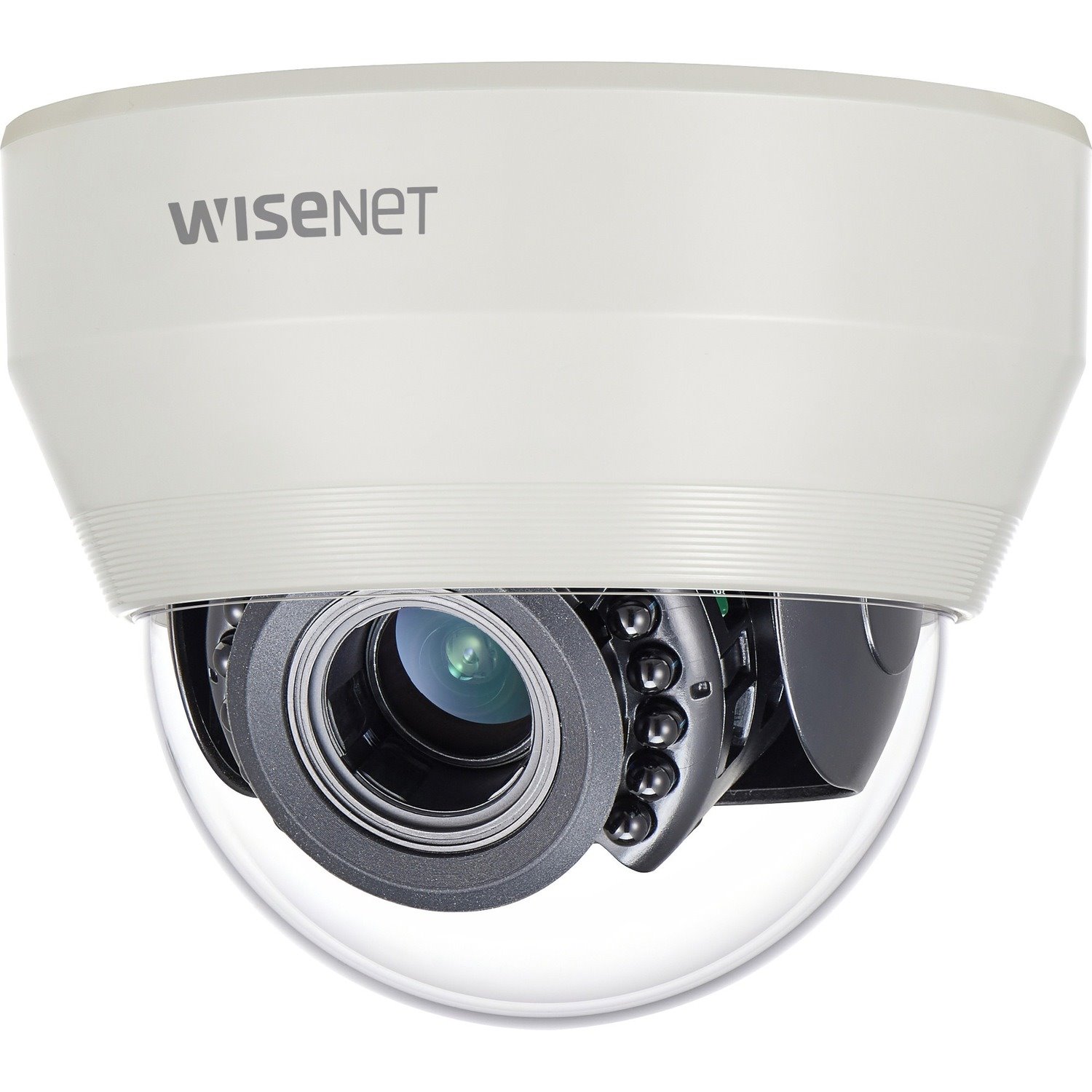 Wisenet HCD-6080R 2 Megapixel Indoor/Outdoor Full HD Surveillance Camera - Color - Dome - Ivory