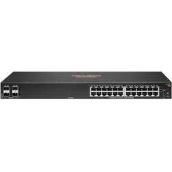 Aruba 6100 6100 24G 4SFP+ 24 Ports Ethernet Switch - Gigabit Ethernet, 10 Gigabit Ethernet - 10/100/1000Base-T, 10GBase-X