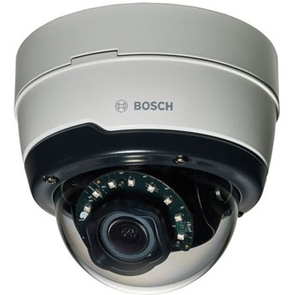 Bosch FLEXIDOME IP 2 Megapixel Outdoor Full HD Network Camera - Colour - 1 Pack - Dome - Traffic Black, White - TAA Compliant