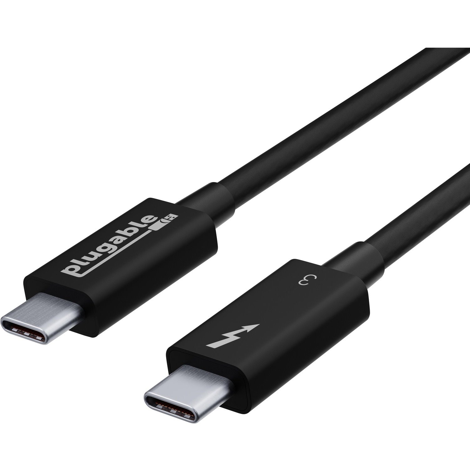 Plugable Thunderbolt 3 Cable 40Gbps Supports 60W (20V, 3A) Charging