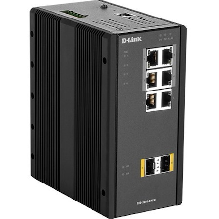 D-Link DIS-300G DIS-300G-8PSW 6 Ports Manageable Ethernet Switch