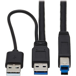 Tripp Lite by Eaton USB Active Repeater Cable - USB-A to USB-B (M/M), USB 3.2 Gen 1, 25 ft. (7.6 m)