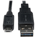 Eaton Tripp Lite Series Universal Reversible USB 2.0 Cable (Reversible A to 5Pin Micro B M/M), 3 ft. (0.91 m)