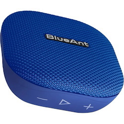 BlueAnt X0 Portable Bluetooth Speaker System - 6 W RMS - Google Assistant, Siri Supported - Blue