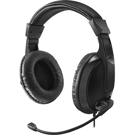 Adesso Xtream H5 Wired Over-the-head Stereo Headset - Black