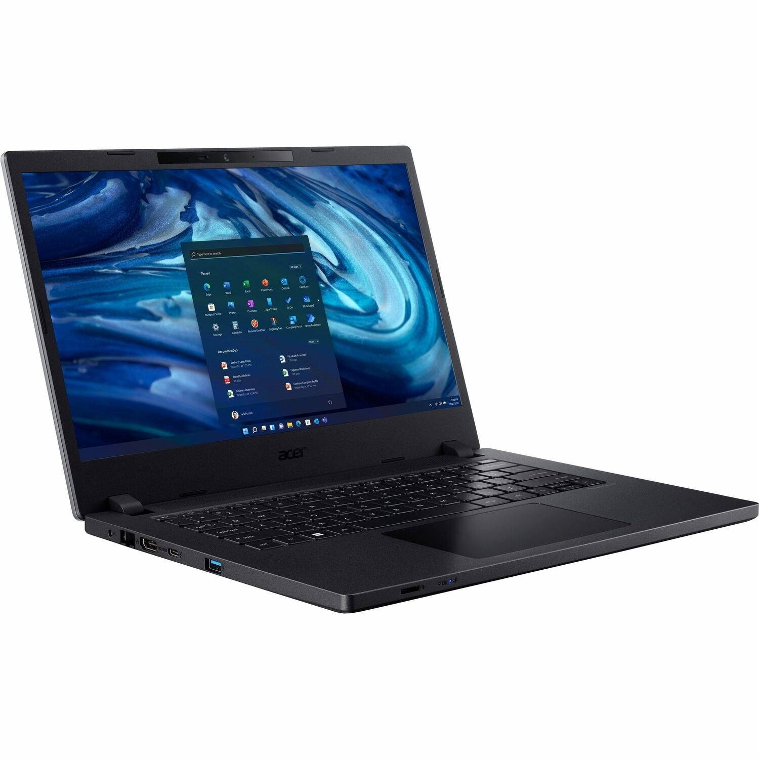 Acer TravelMate P2 P214-54 TMP214-54-52L3 35.6 cm (14") Notebook - Full HD - Intel Core i5 12th Gen i5-1235U - 16 GB - 256 GB SSD - English (UK) Keyboard - Black