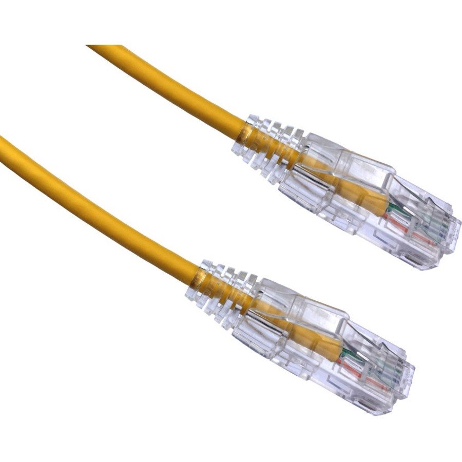 Axiom 25FT CAT6A BENDnFLEX Ultra-Thin Snagless Patch Cable 650mhz (Yellow)
