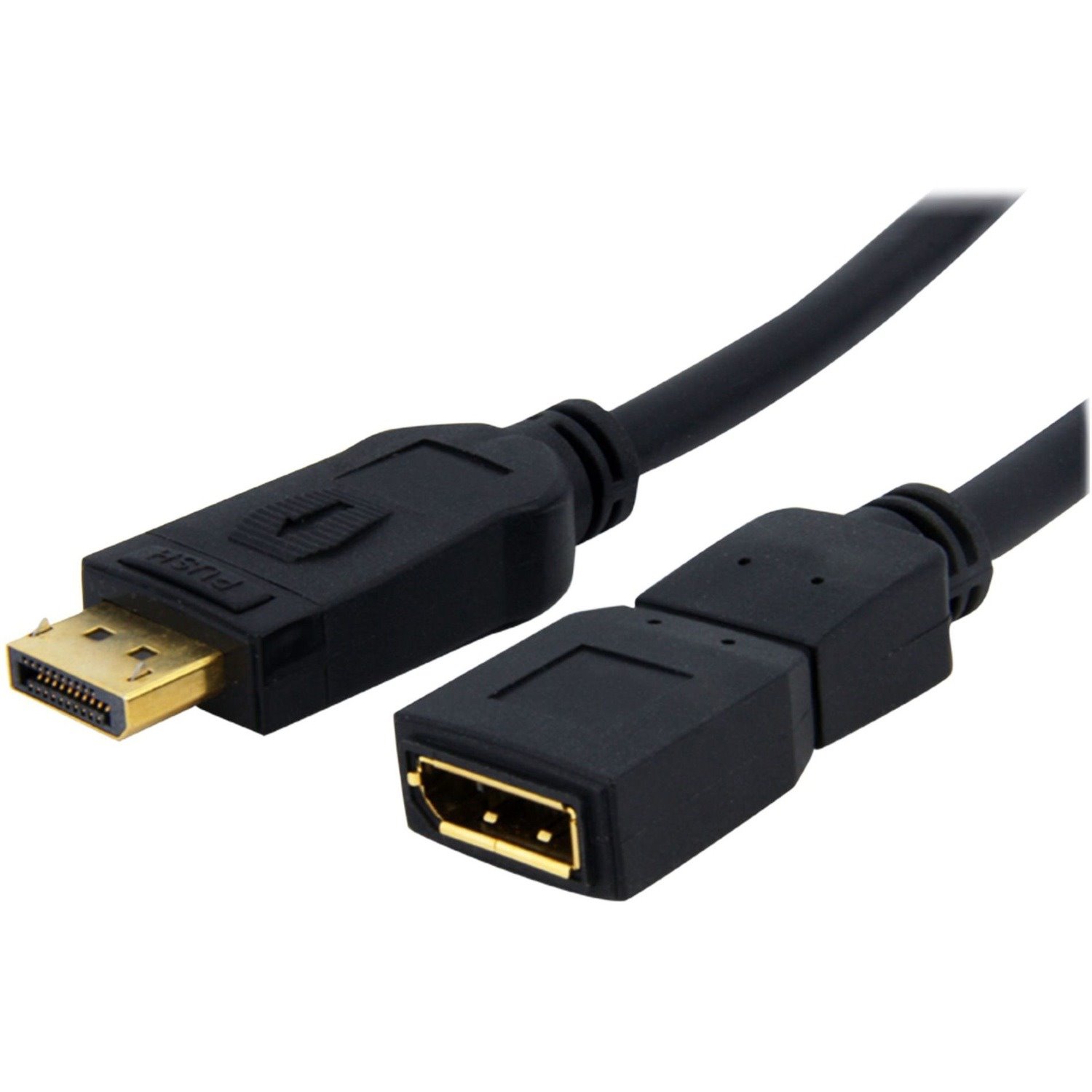 StarTech.com 6ft (2m) DisplayPort Extension Cable, 4K x 2K Video, DisplayPort Male to Female Extension Cable, DP 1.2 Extender Cable / Cord